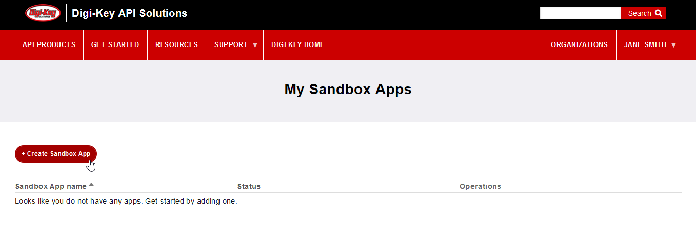 sandbox app create